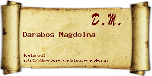 Darabos Magdolna névjegykártya